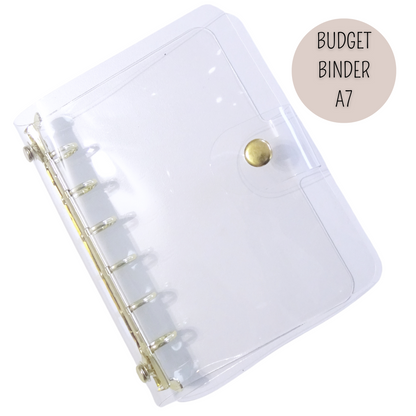 DELUXE BUDGET BINDER A7 für die Umschlagmethode - Transparent