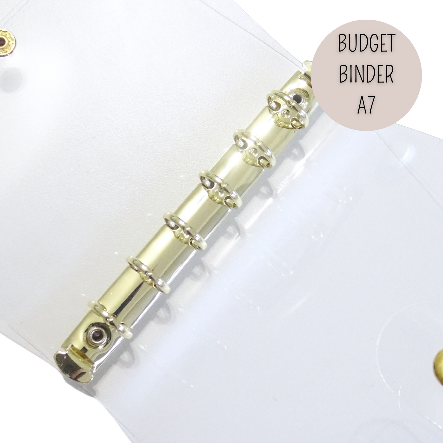 DELUXE BUDGET BINDER A7 für die Umschlagmethode - Transparent