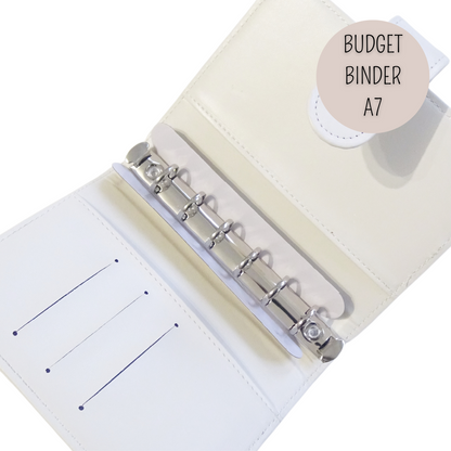 DELUXE BUDGET BINDER A7 für die Umschlagmethode - Soft White