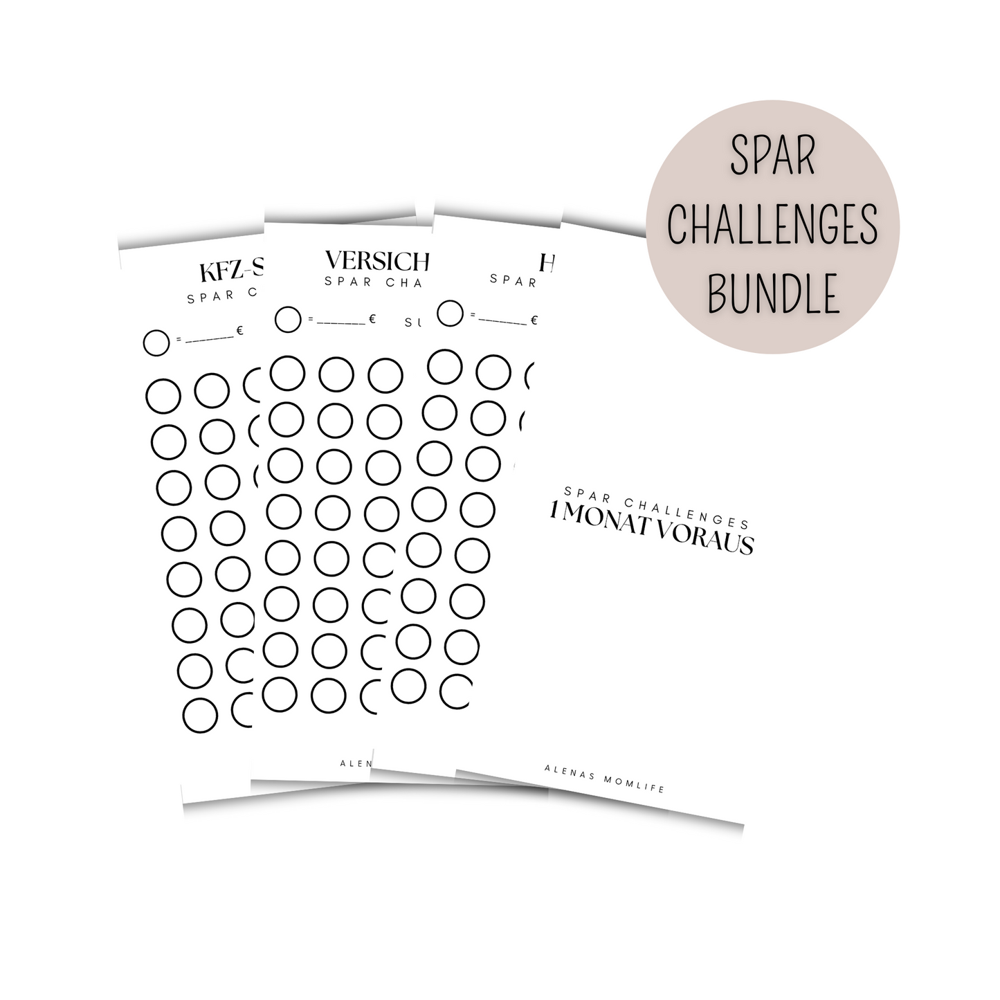 Spar Challenge 1 Monat voraus - 12 er Set