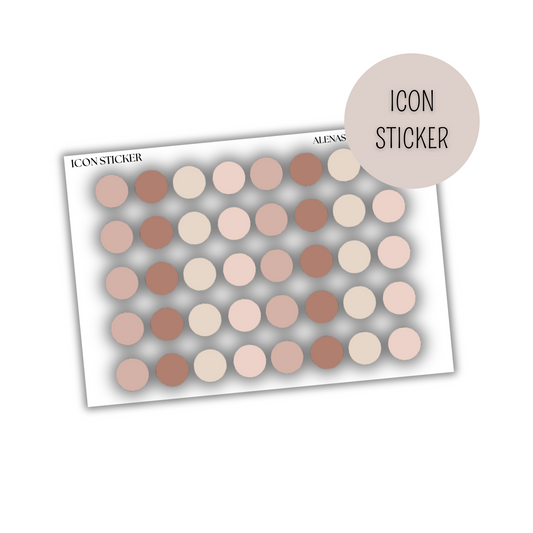 Icon Sticker Neutrale Dots 001