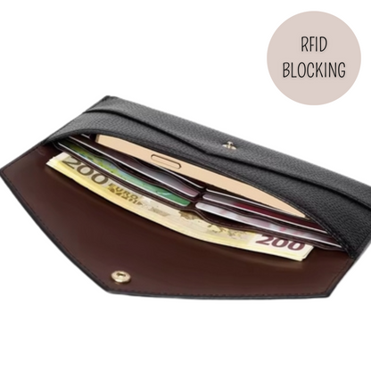 Wallet RFID BLOCKING - Geldbeutel in 4 Farben - weiches Leder
