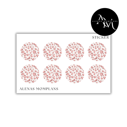 Planner Sticker Bogen - LEO DOTS 003