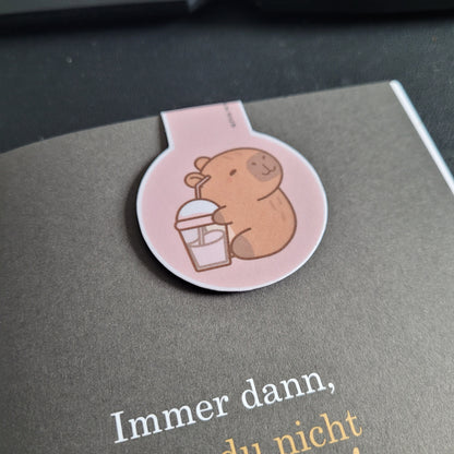 Lesezeichen cute Capybara - magnetisch - 003