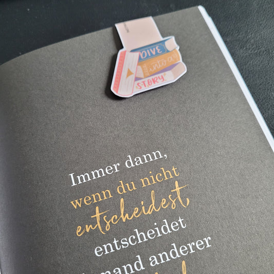 Lesezeichen Booklover - magnetisch - 001