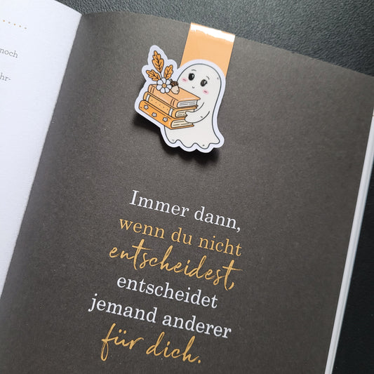 GHOSTY BOOKS Lesezeichen - magnetisch - 001
