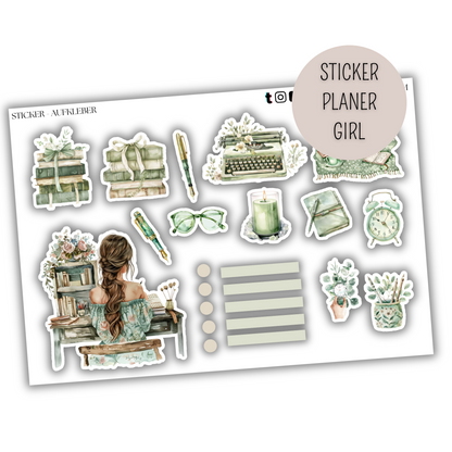 Planer Sticker - Sage Girl