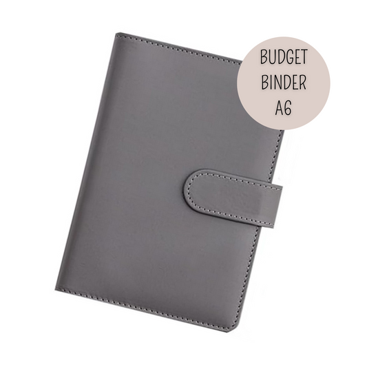 DELUXE BUDGET BINDER A6 für die Umschlagmethode - Soft Grey