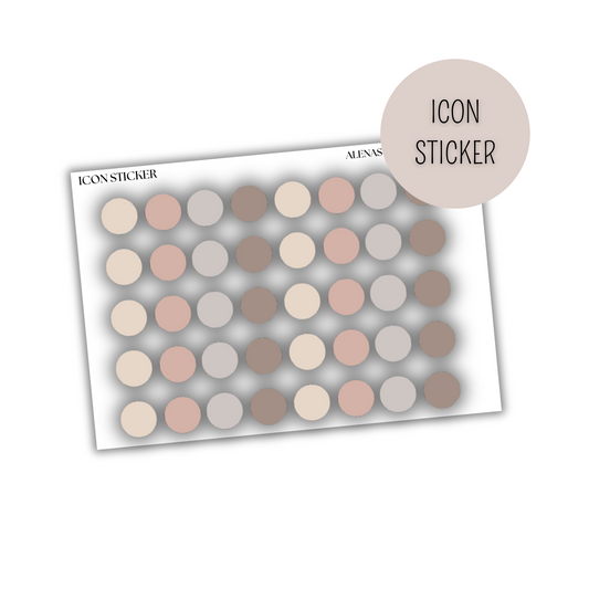 Icon Sticker Neutrale Dots 002