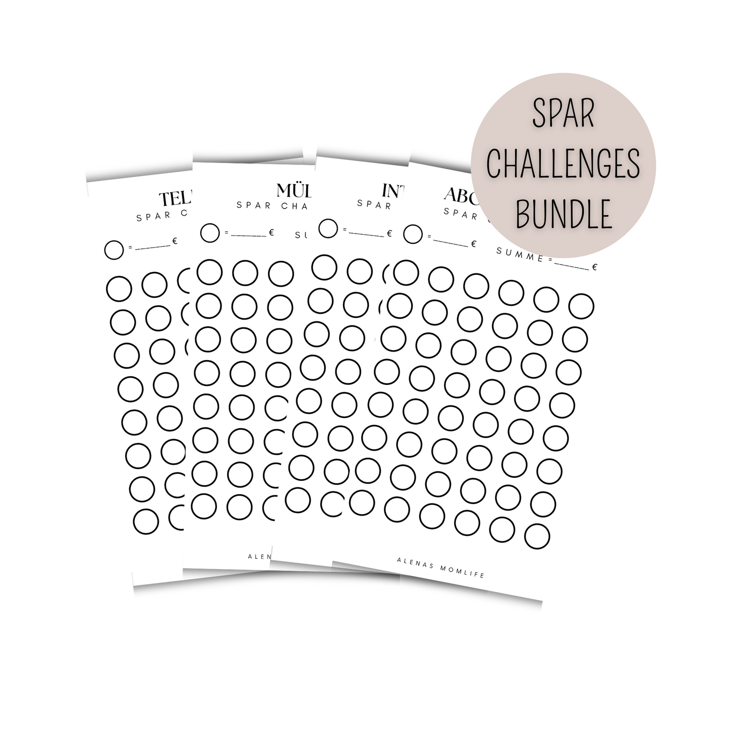 Spar Challenge 1 Monat voraus - 12 er Set