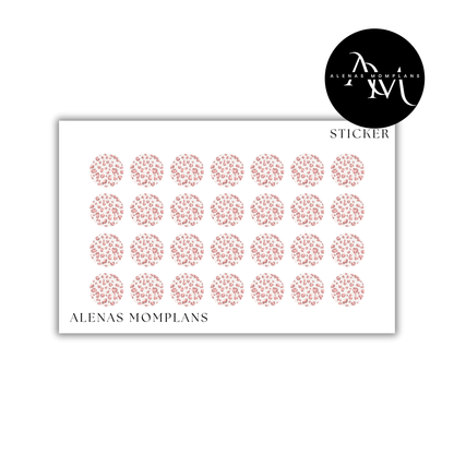 Planner Sticker Bogen - LEO DOTS 004