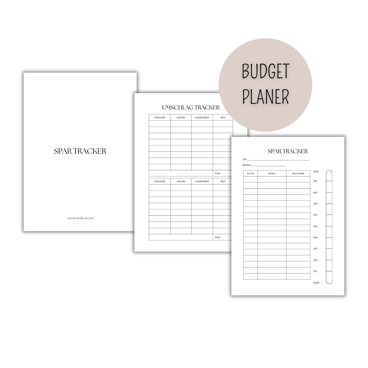 BUDGET PLANER STARTER Set - Alles was du brauchst um erfolgreich zu starten