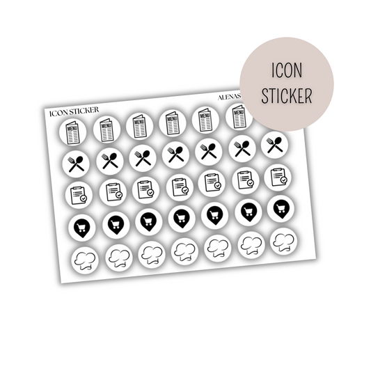 Icon Sticker Menüplanung 006