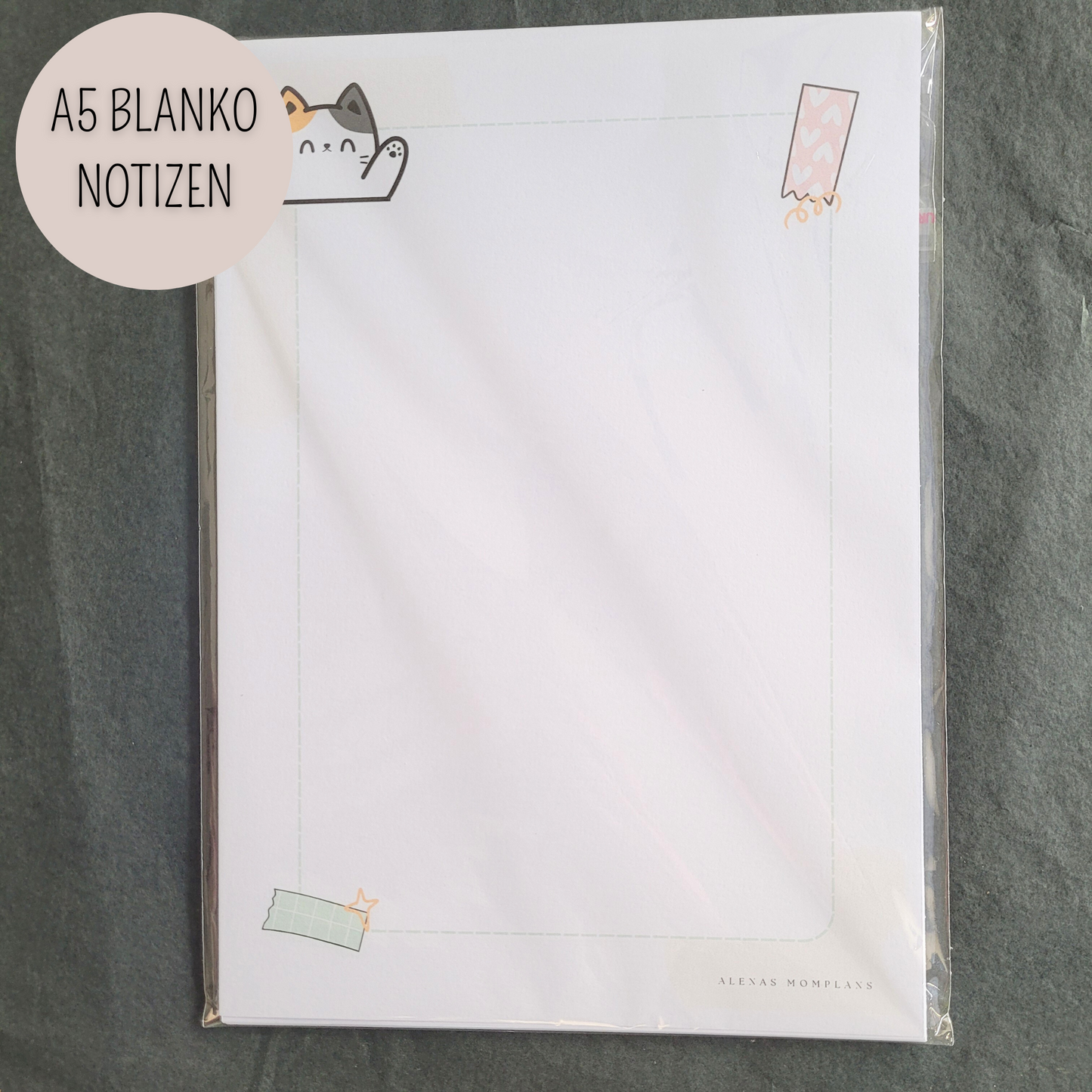 CUTE CAT - Wochenplaner A4, A5 mit Notizen, A6 To Do Listen & Sticker