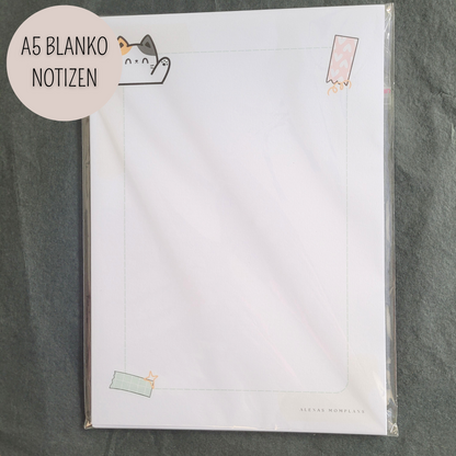 CUTE CAT - Wochenplaner A4, A5 mit Notizen, A6 To Do Listen & Sticker