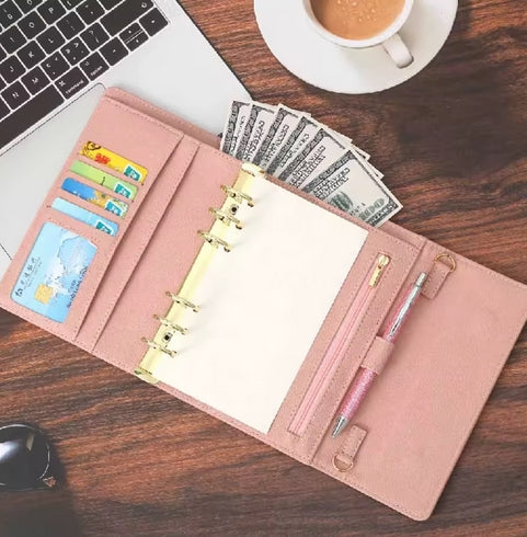 DELUXE BUDGET BINDER WALLET A6 für die Umschlagmethode - verschiedene Farben