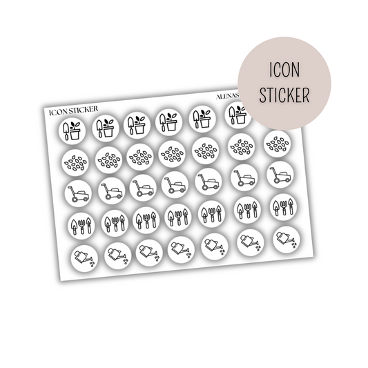 Icon Sticker Garten 008