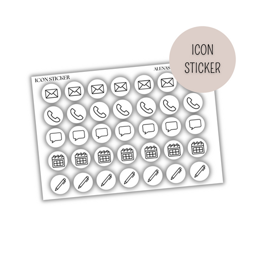 Icon Sticker Termine & Notizen 009