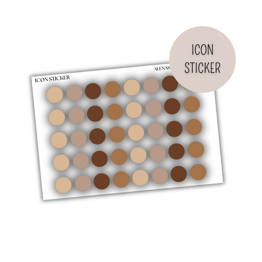 Icon Sticker Neutrale Dots 003