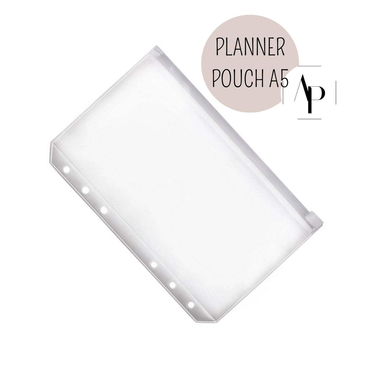 PVC Planner Pouch A5 - Zipper Tasche DIN A5 - Planner Deko