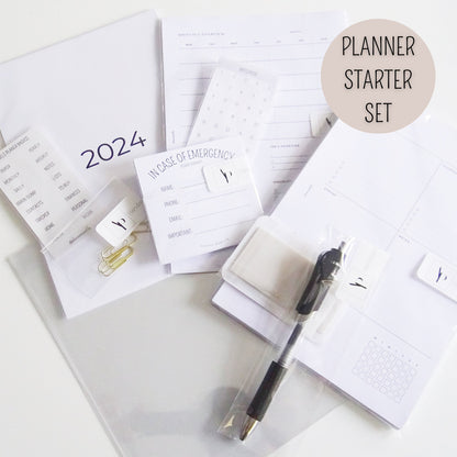 PLANNER STARTER SET - Beginner Planungsset - Kalender Einlagen 2025