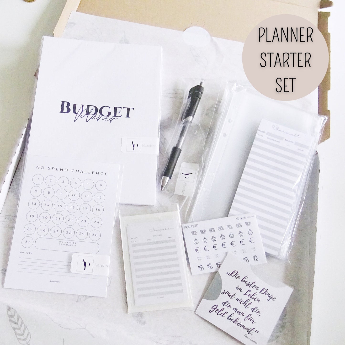 BUDGET PLANER STARTER Set - Alles was du brauchst um erfolgreich zu starten