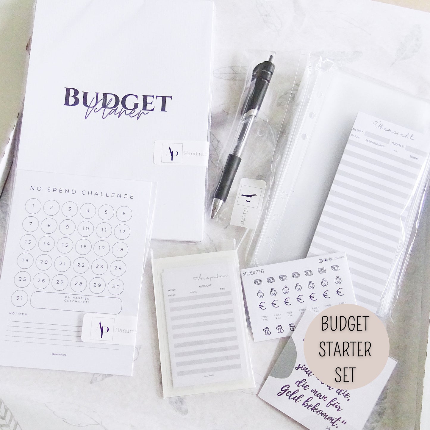 BUDGET PLANER STARTER Set - Alles was du brauchst um erfolgreich zu starten