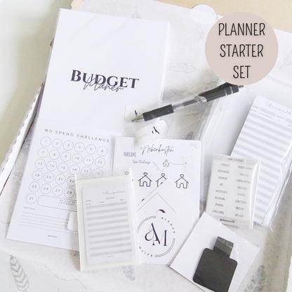 BUDGET PLANER STARTER Set - Alles was du brauchst um erfolgreich zu starten