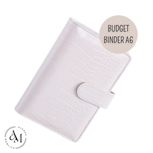 DELUXE BUDGET BINDER A6 für die Umschlagmethode - Croco beige